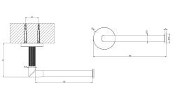GS INGRANAGGIO Настенный держатель для туалетной бумаги, Black Metal Brushed PVD мини 3 2