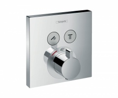 HG ShowerSelect Термостат, скрытого монтажа, для 2 потребителей, хром