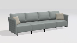 GAMADECOR STRIPES S2 4 Диван на ножках в комплекте 345x105 см, Спецзаказ!