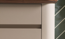 NOKEN LIEM Комплект тумба + ножки, орех/песок мини 3 5