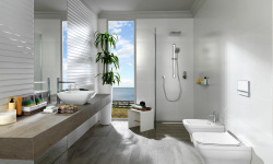 NOKEN FORMA Смеситель высокий для раковины, однорычажный, 1 отв., 3/8”, 5,7 л/мин, хром мини 3 4