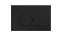 NEMO Клавиши смыва круглые кнопки, черный матовый мини 1