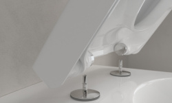 VB SUBWAY Унитаз напольный 370x560 мм, DirectFlush, альпийский белый CeramicPlus мини 3 2