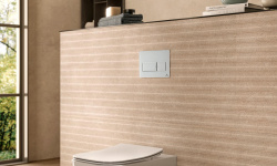 NOKEN GLASS Клавиша для двойного смыва, стекло белый мини 3 3