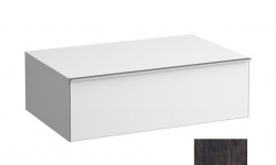 LAU SPACE Подвесной шкафчик с одним ящиком, темный вяз/ручки алюминий мини 1