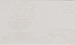 MUTINA PATCHWORK RELIEF BIANCO 18х54 мини 1