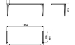 NOKEN LIEM Комплект тумба + ножки, орех/песок мини 3 2