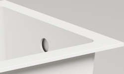 Salini CASCATA 150 Ванна встраиваемая 1500x700x605/625 мм, S-Sense, белый матовый мини 3 2