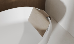 Salini Подушка для ванны, 495x355x70 мм, Cappuccino мини 3 4