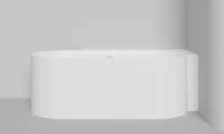 Salini PERLA CR Ванна пристенная угловая 1800х900x605 мм, S-Stone- RAL матовый мини 3 4