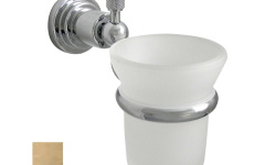 NICOLAZZI Arena Стакан для зубных щеток, Antique Gold Opaco мини 1