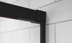 RADAWAY Idea Black DWD 180 Дверь в нишу раздвижная 1785-1815xH2005 мм, черный/прозрачный мини 3 5