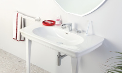 ART CERAM CIVITAS Раковина подвесная 90x50 см, glossy white мини 3 4