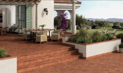 EXAGRES ALHAMAR PELDANO FIORENTINO ROJO ANTISLIP 33х33 мини 3 2