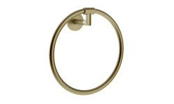 GESSI ANELLO Полотенцедержатель настенный кольцевой, Brushed Brass PVD мини 1