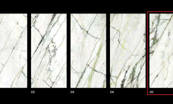 PORCELANOSA XLIGHT CALACATTA GREEN 05 SILK 120х270 G-2705 мини 3 5