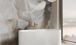 Salini PERLA Ванна свободностоящая 1700х800x605 мм, S-Stone- белый матовый мини 3 10