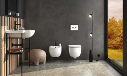 GLOBO MODE Унитаз подвесной безободковый, 53х34хh33 см, белый мини 3 6