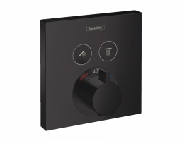 HG ShowerSelect Термостат для двух потребителей, СМ, матовый черный