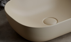 CERAMICANOVA Element Раковина накладная, 460x330x135 мм, капучино матовый мини 3 2