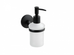 BEMETA NOX Дозатор для жидкого мыла настенный 68×150×115 мм, 200 мл, стекло/черный