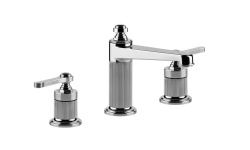 GESSI VENTI20 Смеситель для раковины на 3 отверстия средний, Без ДК, хром мини 1