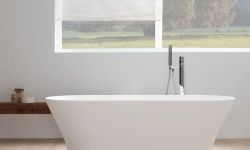 KRION SLIM Ванна отдельностоящая KRION® включает водослив Click-clack, 170х80 см, белый мини 3 5
