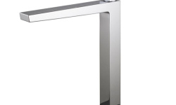 NOKEN SQUARE Однорычажный смеситель для раковины с высоким изливом, без ДК, хром мини 1