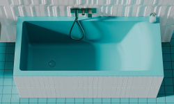 Salini CASCATA KIT Ванна встраиваемая 1500x700x593/610 мм, S-Stone, RAL матовый мини 3 7