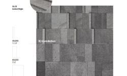 MIRAGE LAVICA GRIGIA OL 01 TABULATE 8х20x1 мини 3 3