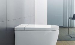 DUR ME by Starck Комплект: Подвесной унитаз Rimless SensoWash® Starck f Plus, 378x575 мм, белый мини 3 8