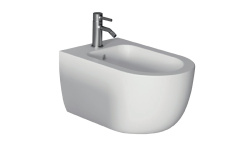 ALICE UNICA Биде подвесной 55х35 см, форма-круг, белый глянцевый мини 1