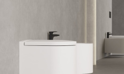 Salini GEMELLI Унитаз подвесной с крышкой, 530х410х420 мм, S-Stone-белый/RAL матовый снаружи мини 3 9