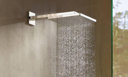 HANSGROHE Raindance E Верхний душ 300x300 мм 1jet с держателем 390 мм, матовый чёрный мини 3 3