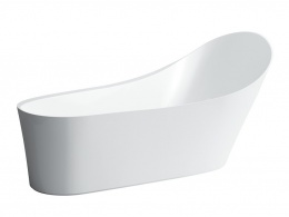 LAU PALOMBA Свободностоящая ванна, solid surface, 1800x900/750 мм, с системой подъема, белый
