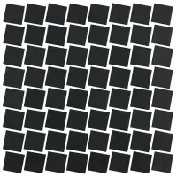 мозаика VIDREPUR LUME BLACK MT (3.8x3.8) 31.5х31.5