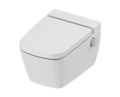 TECEone Комплект подвесного унитаза с функцией биде с классической крышкой, белый